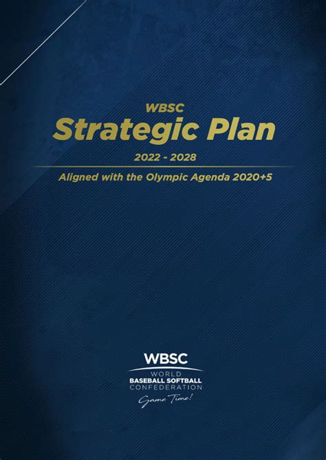 WBSC Strategic Plan .